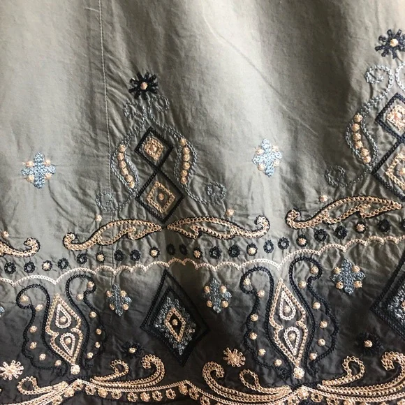 Prana Embroidered Skirt - Picture 2 of 4